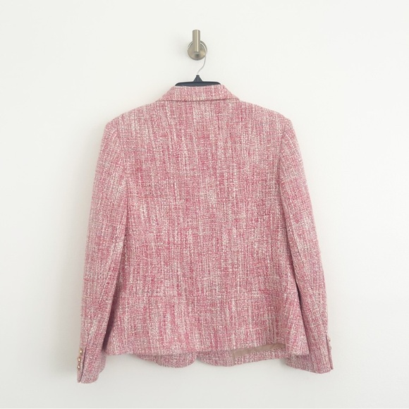 Royal Regency Empress Donna Handmade Pink Tweed Blazer Jacket - Picture 8 of 9